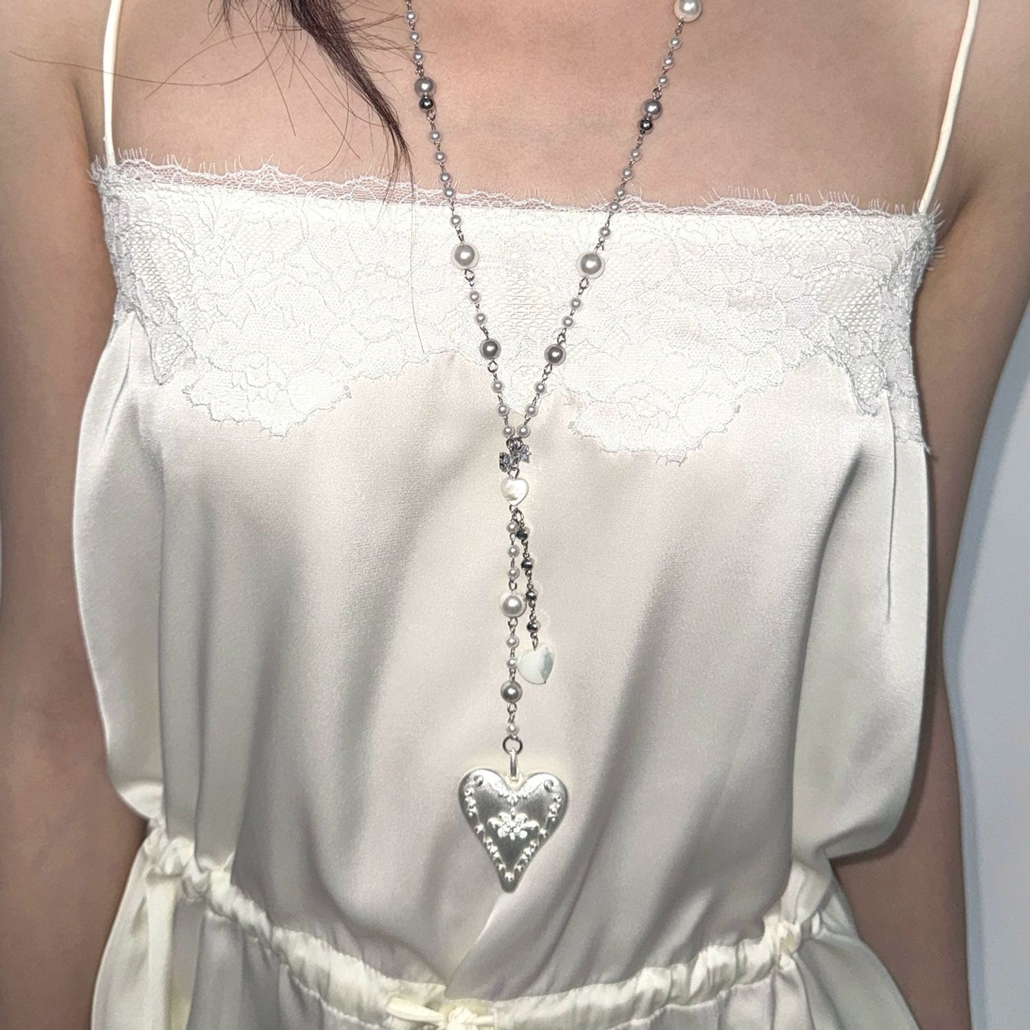 Butterfly Pearl Pendant Neckla - огляд і ціна Butterfly Clasp Deployant