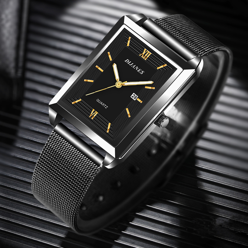 Men's Calendar Date Sport & Le - огляд і ціна Leather Watch Band Men