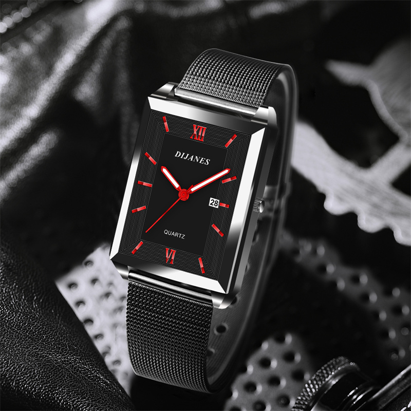 Men's Calendar Date Sport & Le - огляд і ціна Leather Watch Band Men