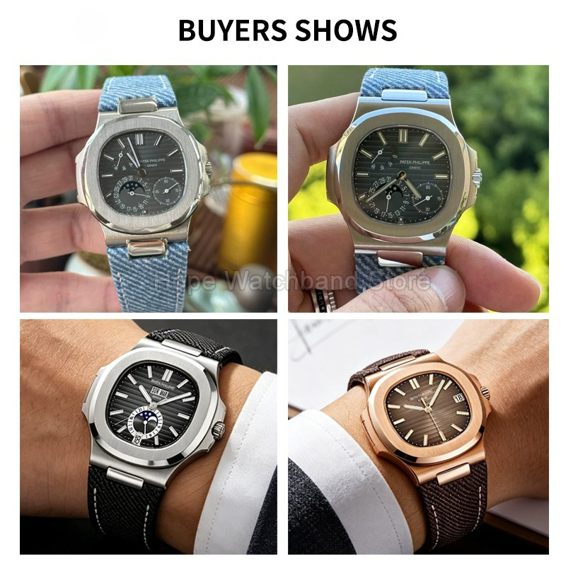 High Quality Nylon Canvas Watc - огляд і ціна Patek Philippe Watch Nautilus