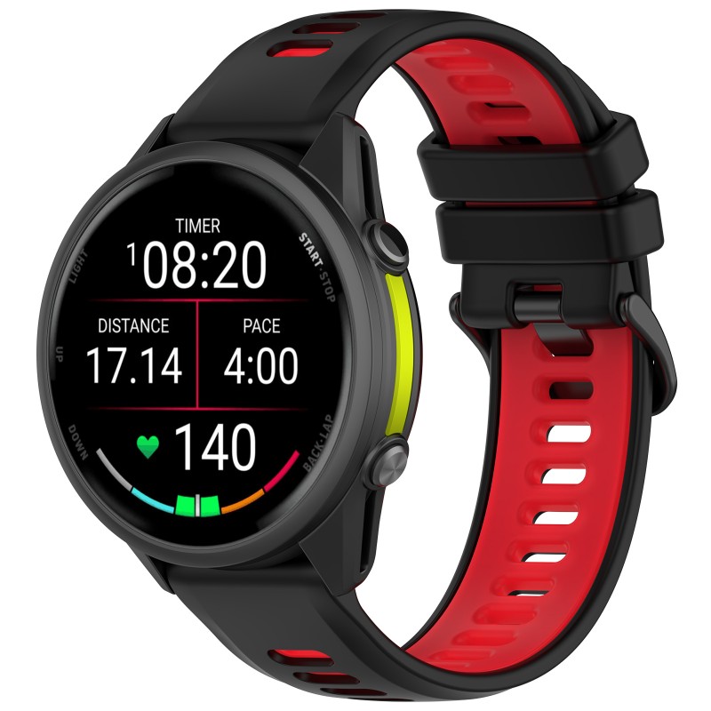 Two Color Silicone Strap 22MM  - огляд і ціна Silicone Watch Band 22Mm