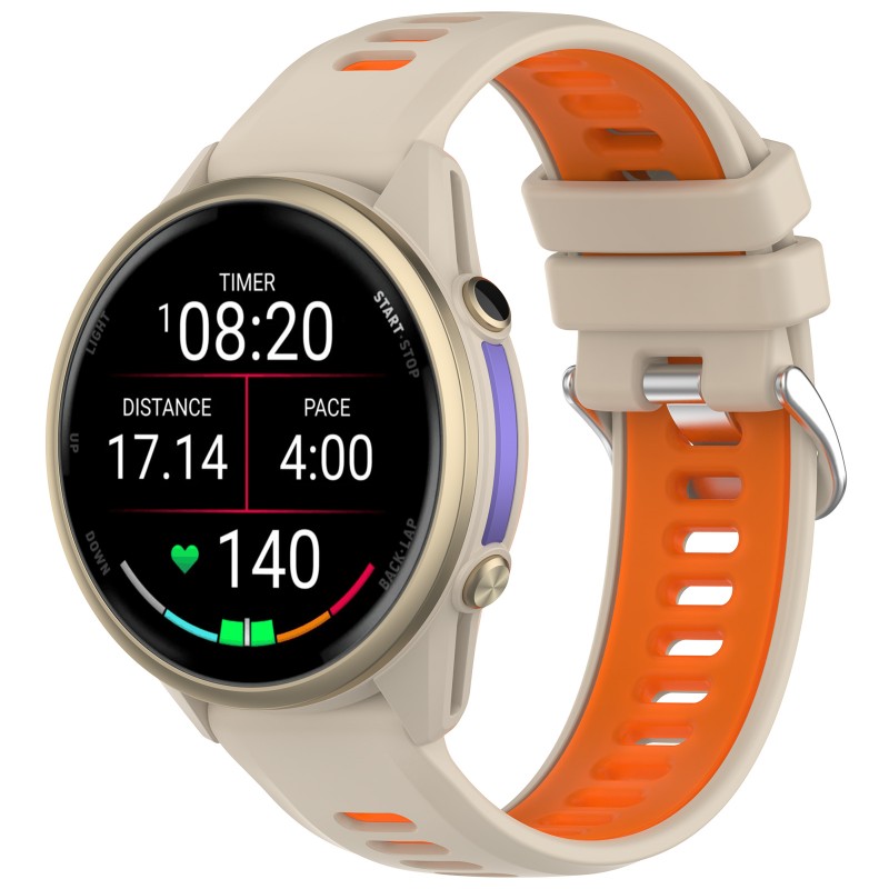 Two Color Silicone Strap 22MM  - огляд і ціна Silicone Watch Band 22Mm