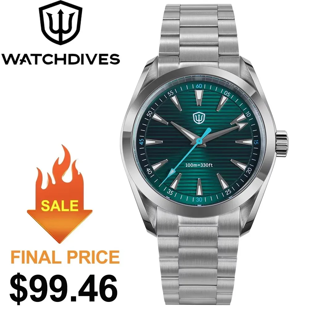 Watchdives 38mm Quartz Watch V - огляд і ціна Rolex Watch Submariner