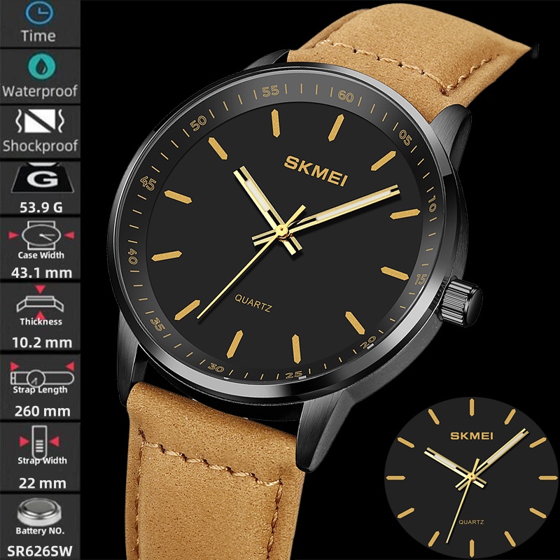 Skmei Original Brand Quartz Wa - огляд і ціна Suede Strap Watch