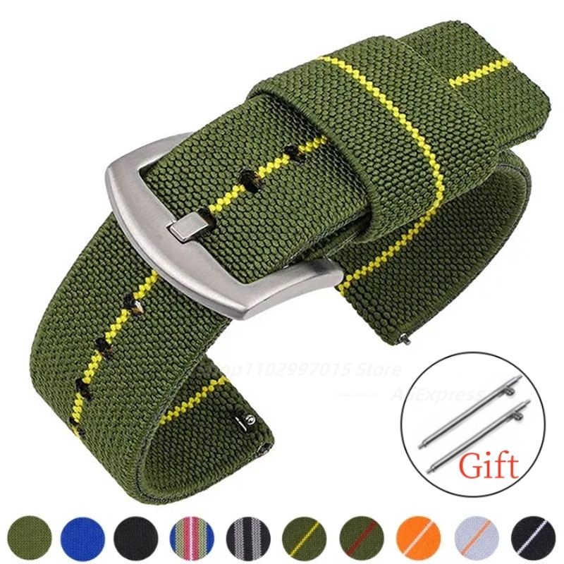 Nylon Watch Band 18mm 20mm 22m - огляд і ціна Nato Strap Nylon